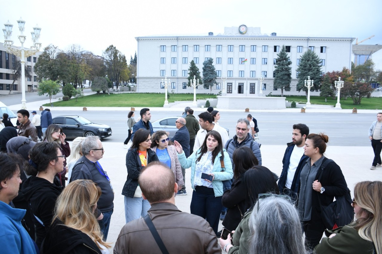 ADAU-da keçirilən konfransın iştirakçıları Şuşada olublar - FOTOLAR